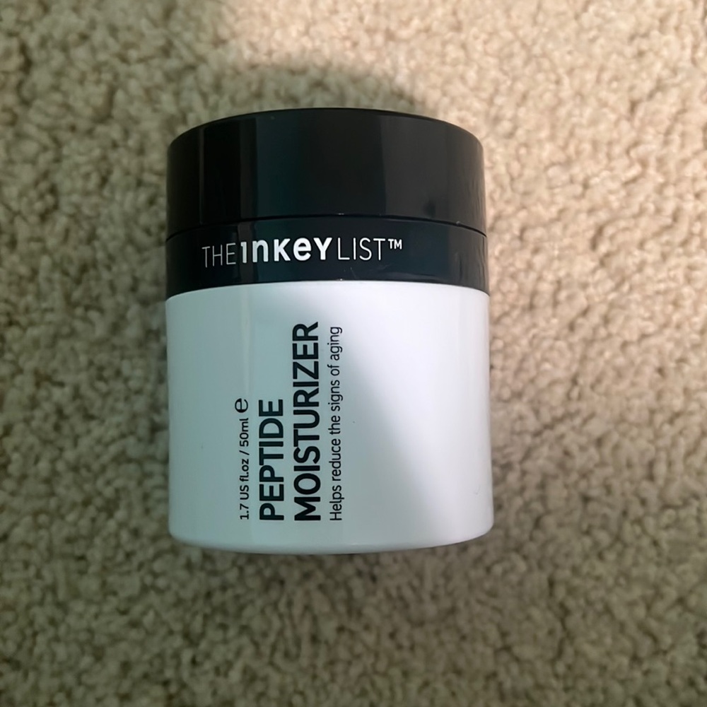Inkey list peptide moisturizer.